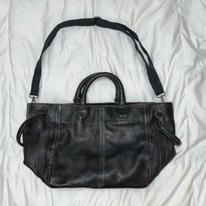 Free People Leslie Leather Tote Large